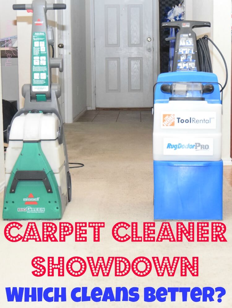 Come see who won the Carpet Cleaner Showdown! Who do you think won? #AD #bissellclean