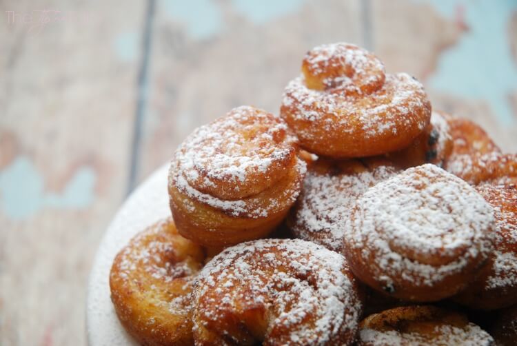 Turn refrigerator cinnamon rolls into #donuts! #yum #food #foodie