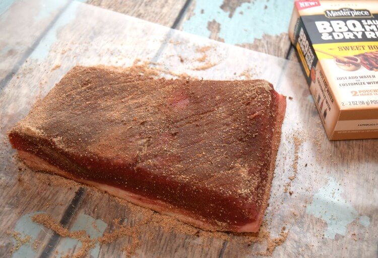 Easy Chopped Brisket Sandwiches w/Raspberry Beer BBQ Sauce! #ad #MyKCMasterpiece