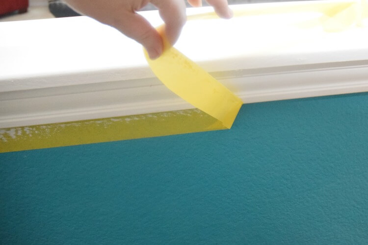 5 Easy Tips for Painting Trim including @FrogTape! #ad 