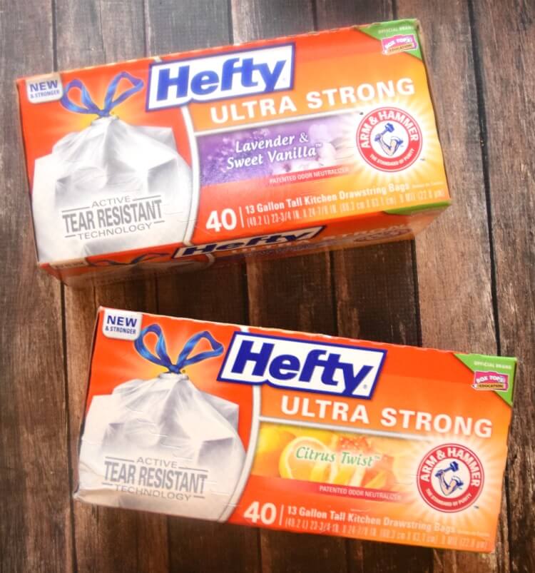 Hefty Ultra Strong Citrus Twist Scent Tall Kitchen 13 Gallon Drawstring Trash  Bags - Shop Trash Bags at H-E-B