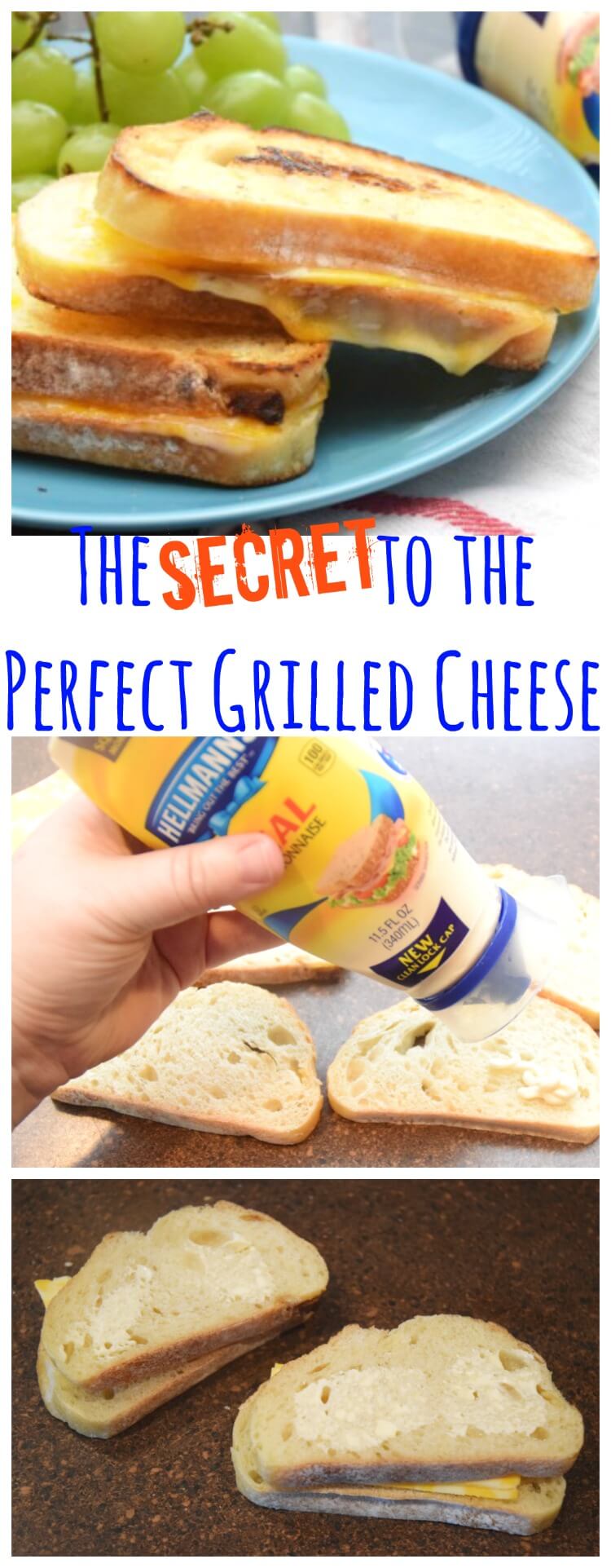 #MakeMoreofMealtime w/ Hellmann's for the perfect grilled cheese! #ad #food #yum