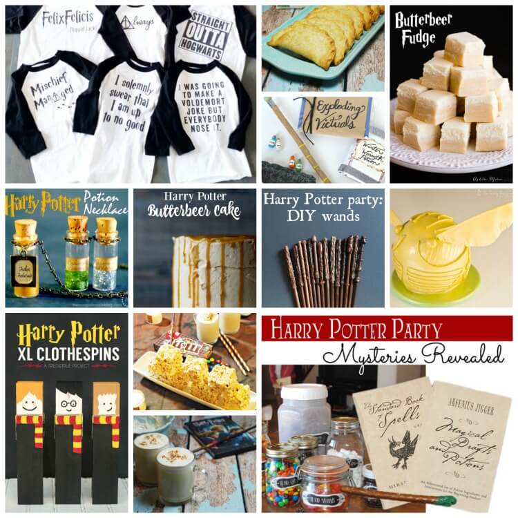 Lots of Harry Potter ideas for your next #party! #harrypotter #food #diy