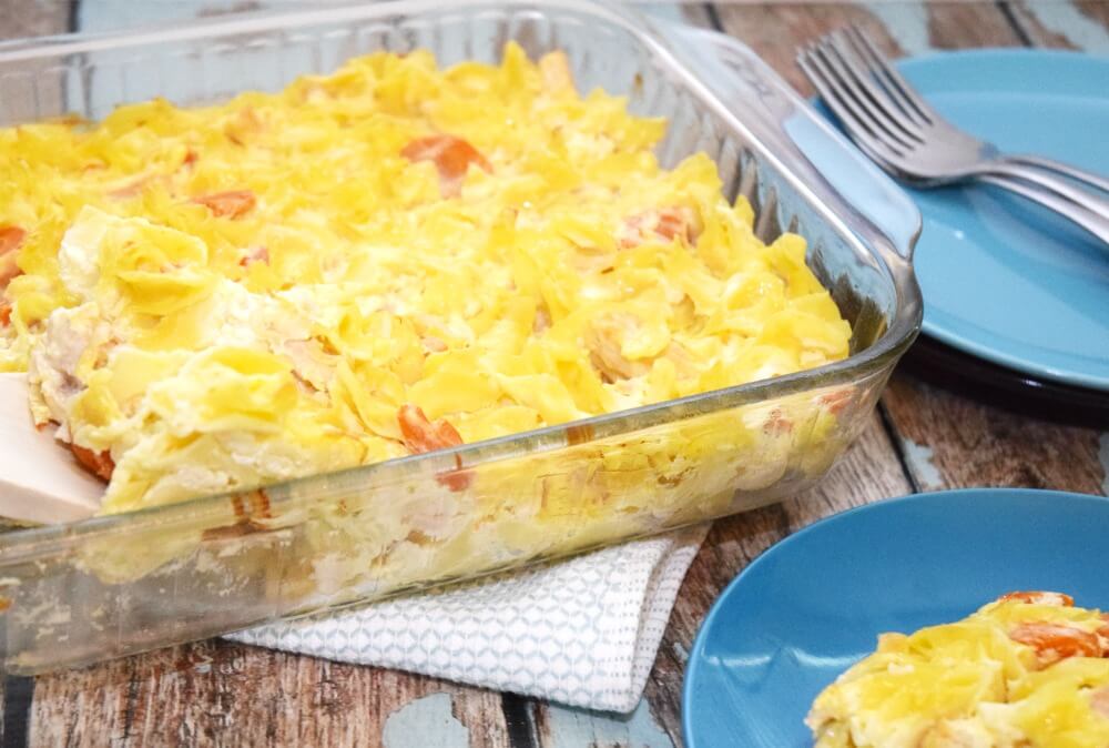 Make this Creamy Chicken Noodle Casserole w/ingredients from @DollarGeneral! #ad #food #foodie