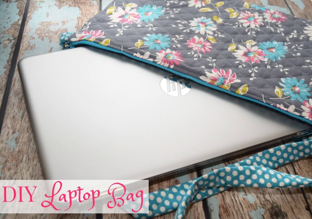 Back to School DIY Laptop Bag | The TipToe Fairy