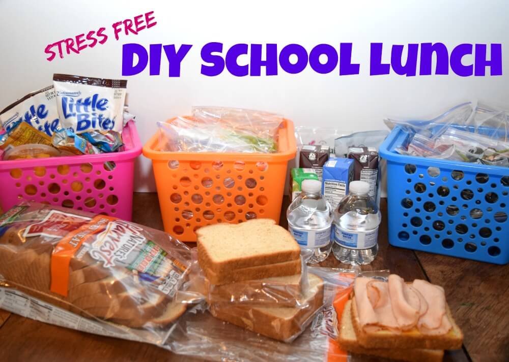 Stress Free Ideas for School Lunches #school #lunch #ad #kids