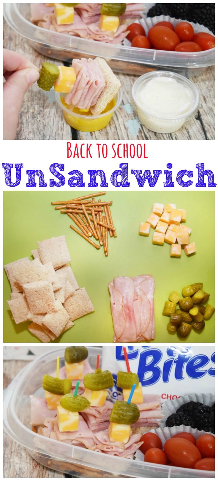 The UnSandwich - quick & easy #backtoschool #lunch idea! #ad #food
