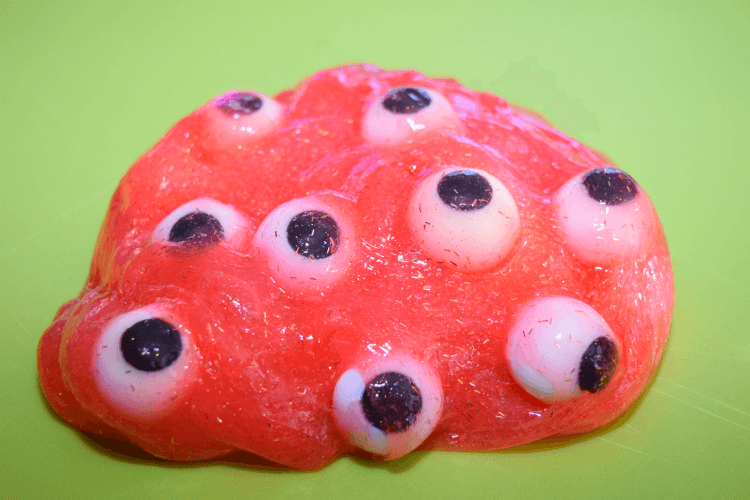 Make your own creepy #Halloween Eyeball Slime! #ad #WaterWipesWalgreens #craft