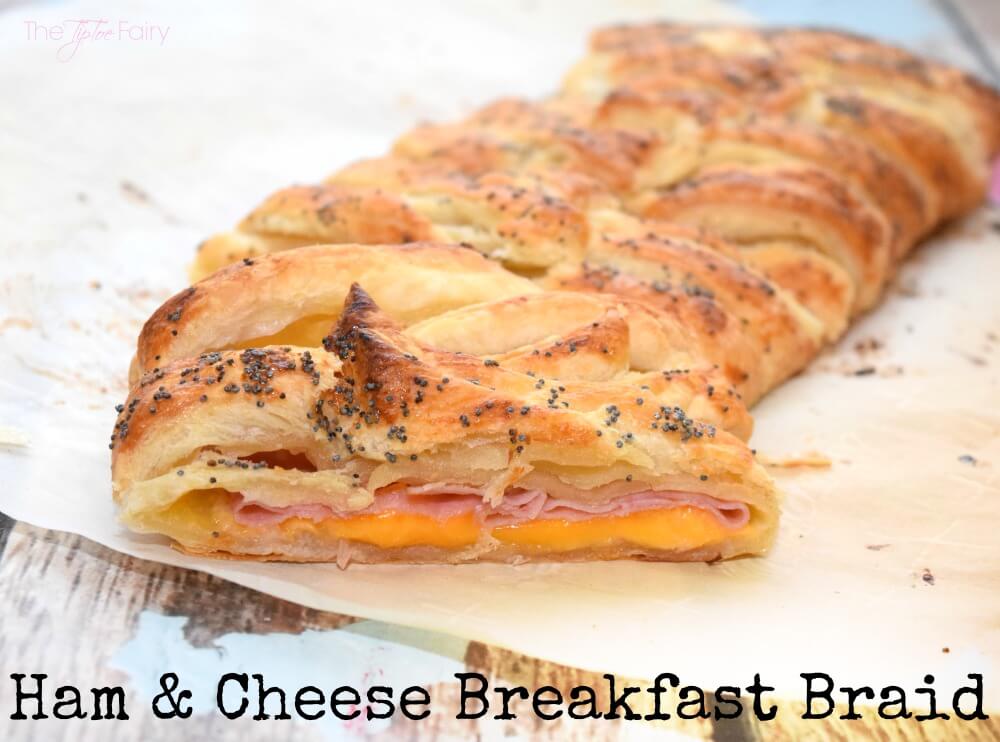 Get #BeyondTheSanwich w/this easy Ham and Cheese Breakfast Braid #ad @Walmart