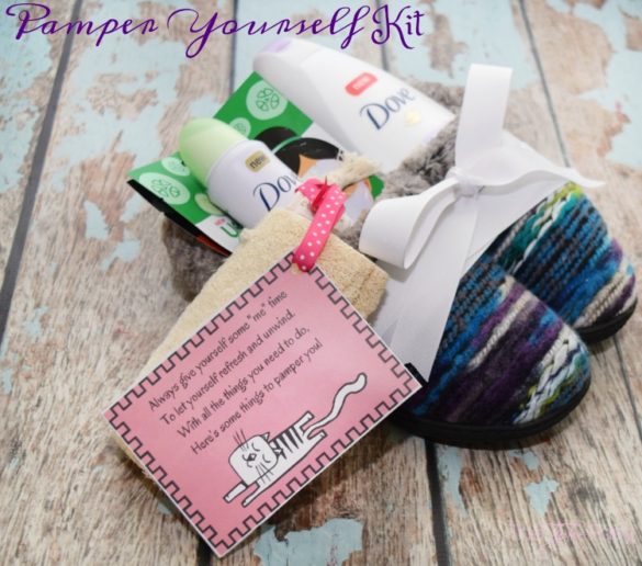 New Mom Pampering Kit with Treat-filled Slippers | The TipToe Fairy
