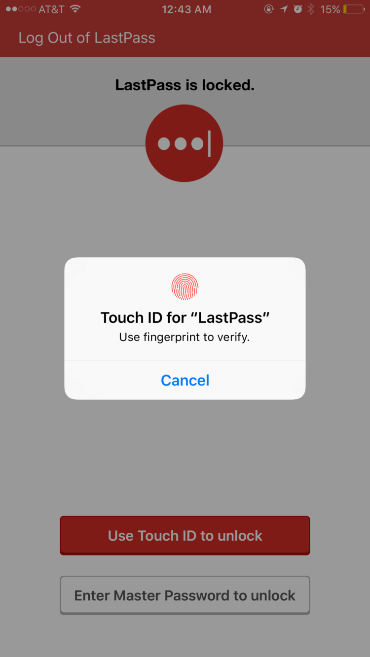 lastpass password