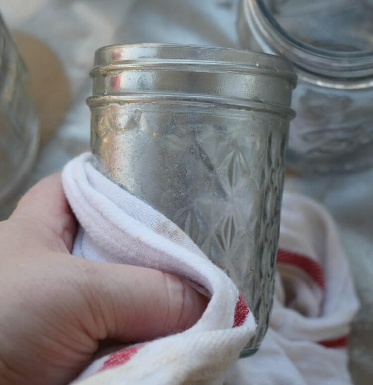 Glow jars, Frosted glass paint, Mercury glass diy