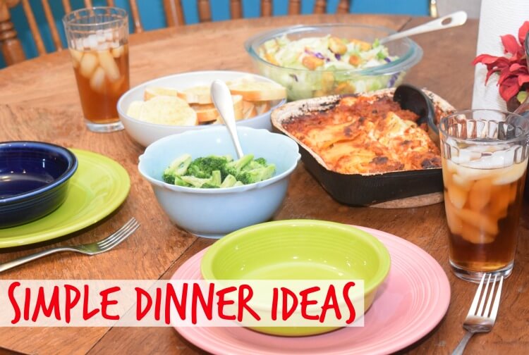 Check out these simple dinner ideas when you have no idea what to cook! #ad 