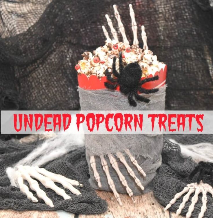 Undead Popcorn Treats