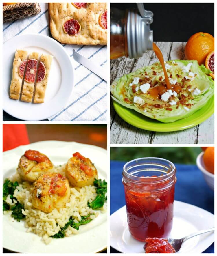 Blood Oranges are in season! More than 20 reasons from desserts to drinks! #yum #food