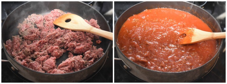 Cheesy Meatball Ravioli Lasagna - super easy & perfect for Nat'l Meatball Day! #ad #MeatballPerfection