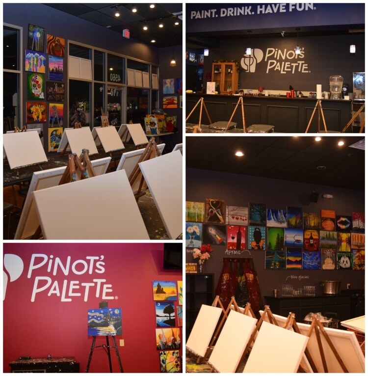 Check out how to have a great #paintandsip date night @PinotsPalette #ad #pintopalette #disconnecttoreconnect