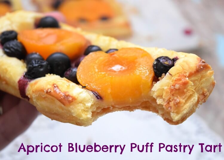 Easy Blueberry Puff Pastry Tarts - Belly Full