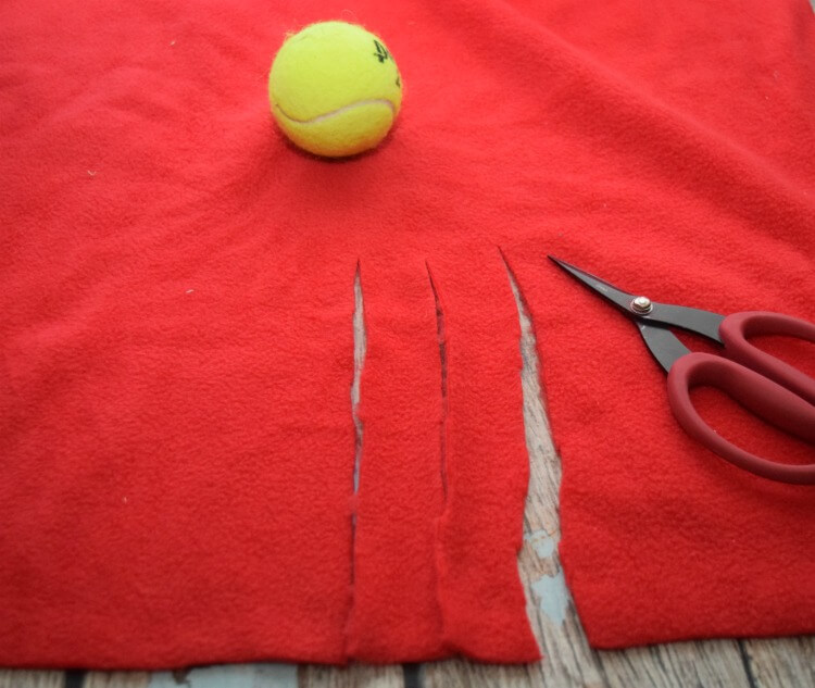 DIY Tennis Ball Treat Toy For Dogs 