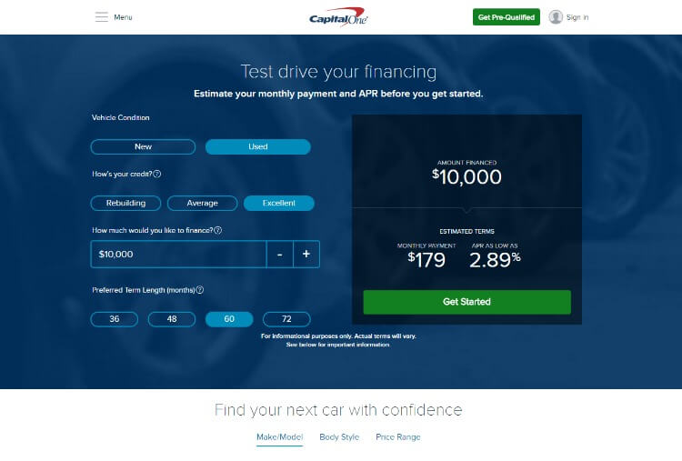 capital one phone number auto