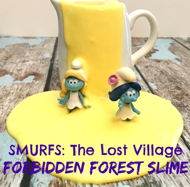 Make some Forbidden Forest Slime for the #SmurfsMovie! #ad #RWM