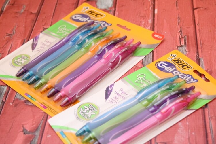 Get Back to School & more creative with #BICGelocity gel pens! #AD