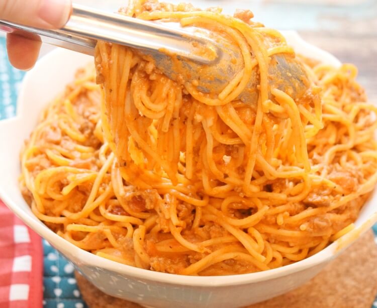 Delicious One Pot Creamy Spaghetti with O Organics. @MarketStreet__TX AD #SignatureCare 
