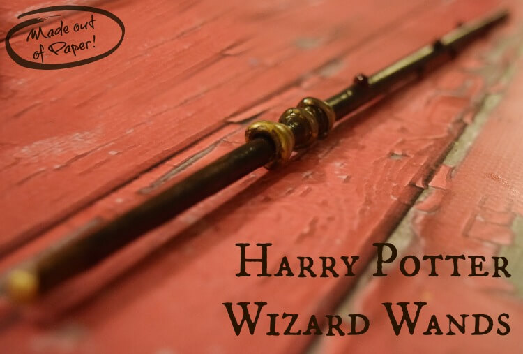 Wizard Wands made of Paper