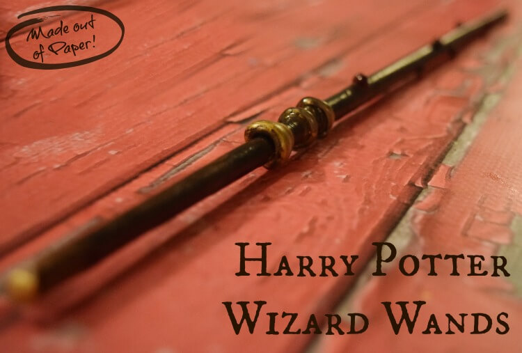 how to make harry potter wands for kids