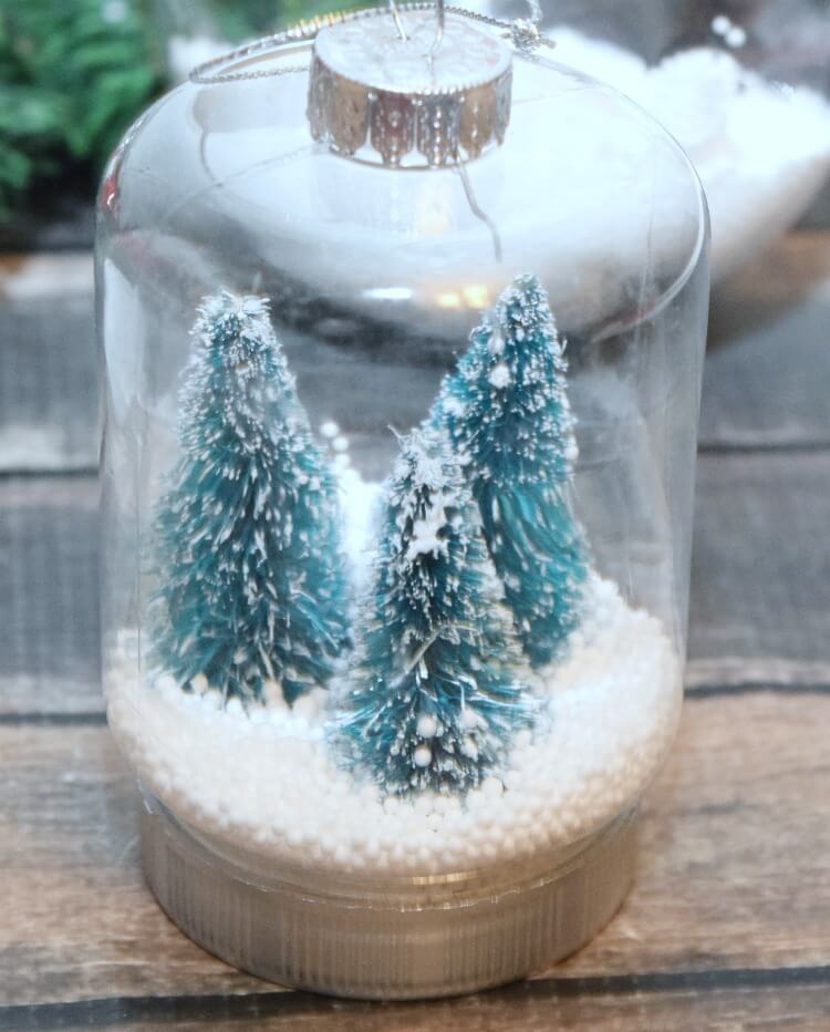Make these Mini Mason Jar Holiday Ornaments & #BrewTheLove on Fall Back Day today! #IC #ad