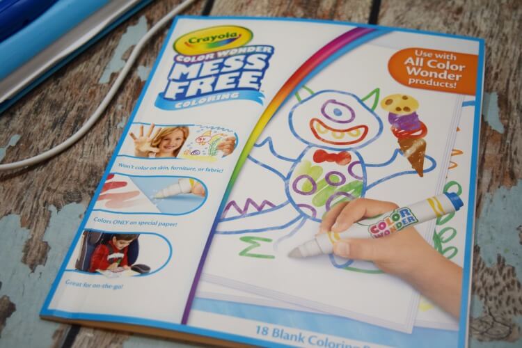 Crayola Color Wonder Magic Light Brush allows kids to create art magically