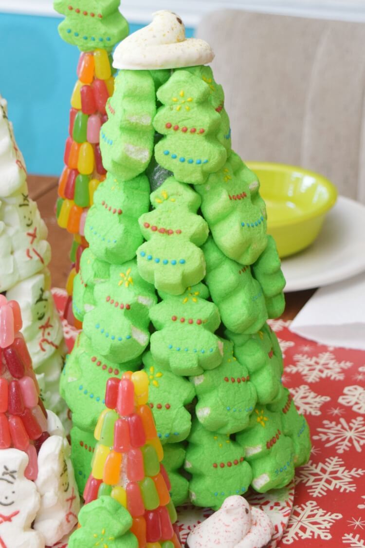 How to Make a Marshmallow PEEPS Christmas Centerpiece The TipToe Fairy