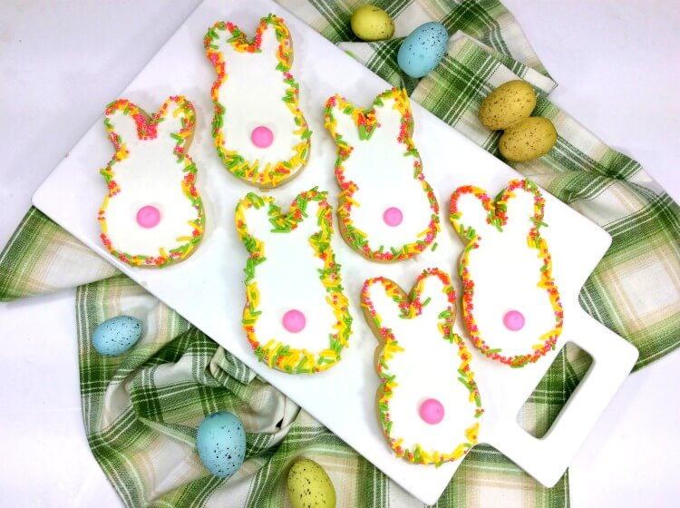 Bunny Sprinkle Sugar Cookie