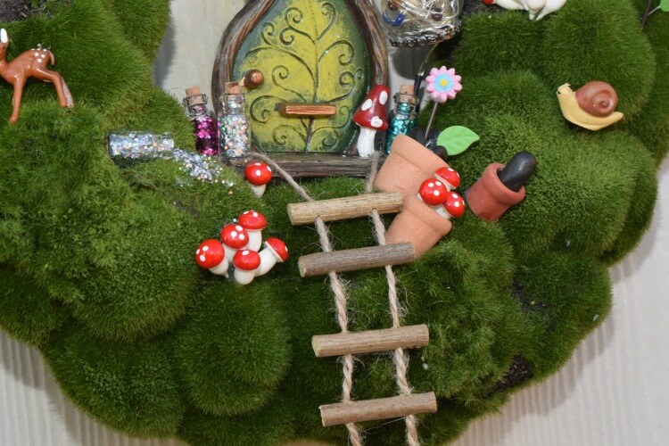 Fairy Garden Wire Ladder