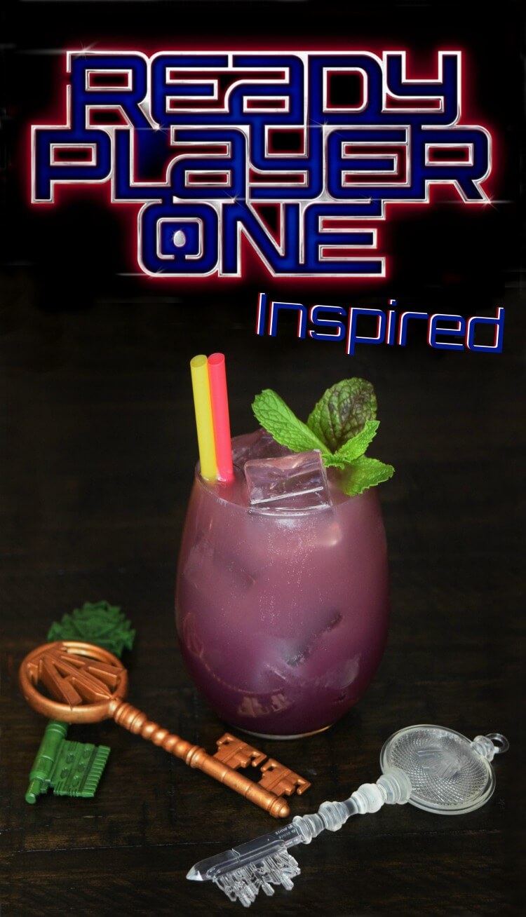 Are you ready for #ReadyPlayerOne? It comes out this week! Here's a fun little Flux Capacitor mocktail! #MovieMondayChallenge #drink