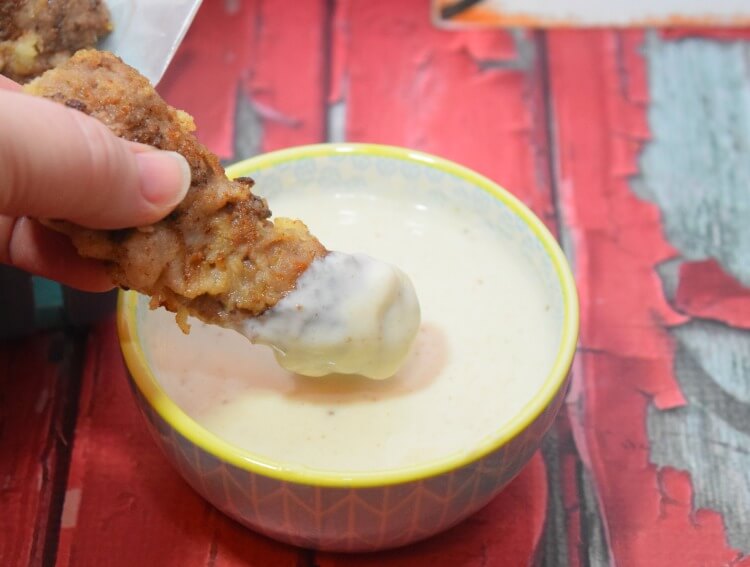 A good cream gravy is necessary to top off a batch of delicious Chicken Fried Steak Fingers!