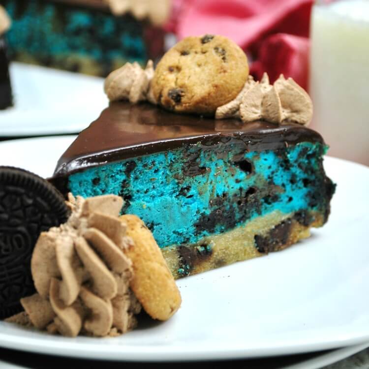 Cookie Monster's Favorite Cheesecake is delicious. 