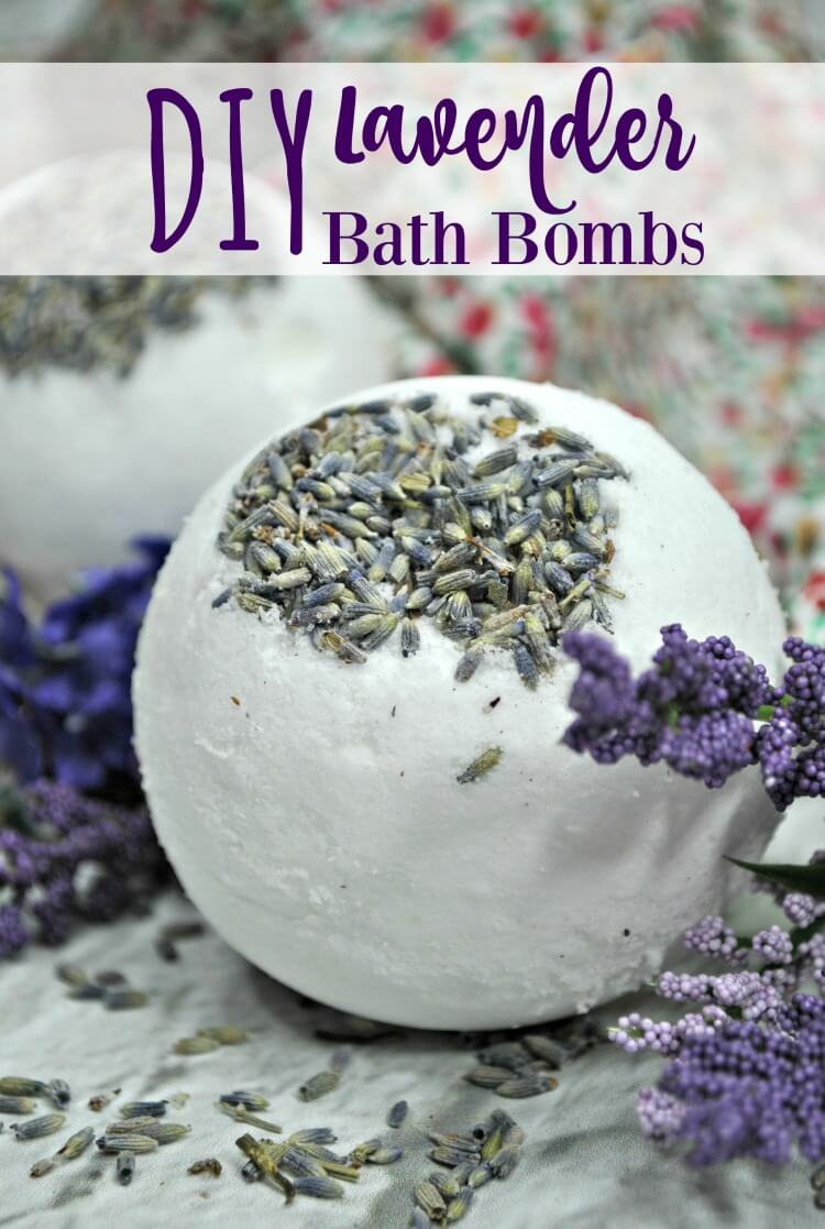 Want to learn to make DIY Lavender Bath Bombs? 