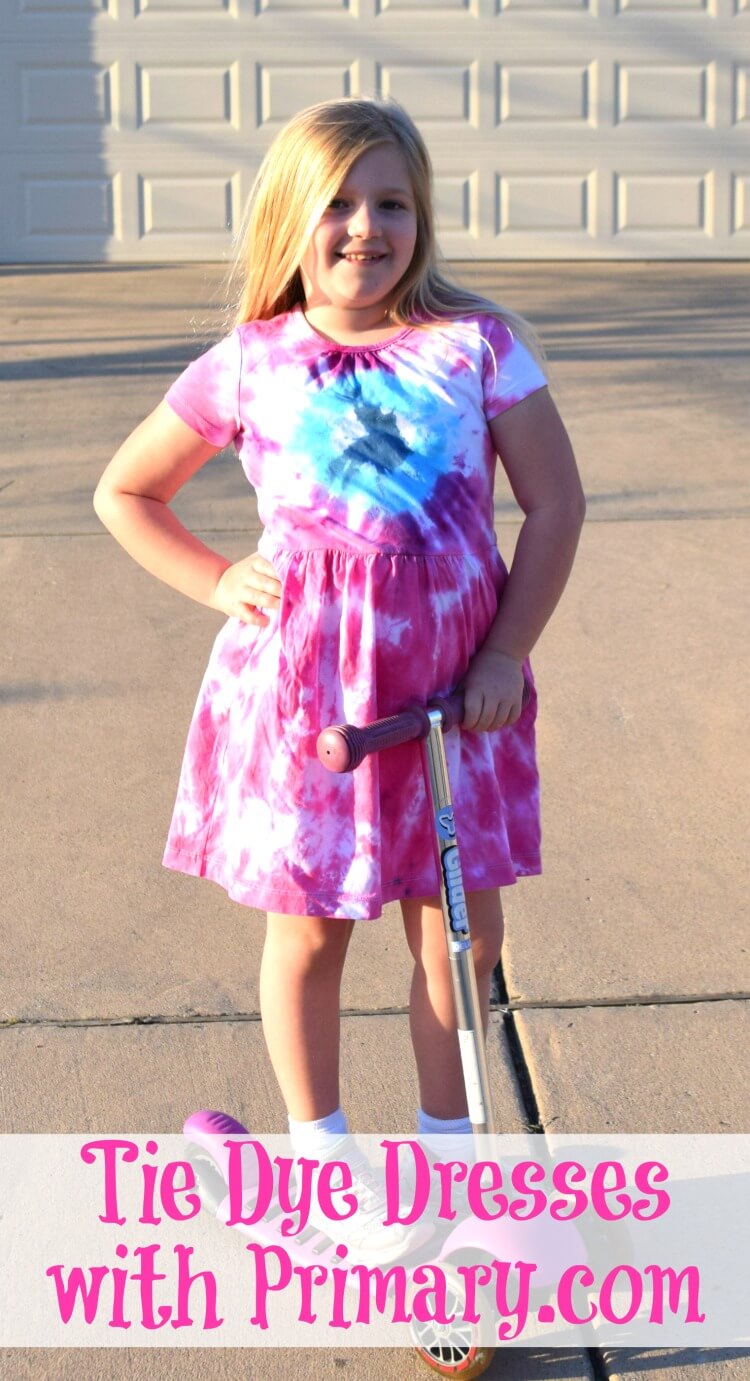 Tie dye with primary.com knit dresses!