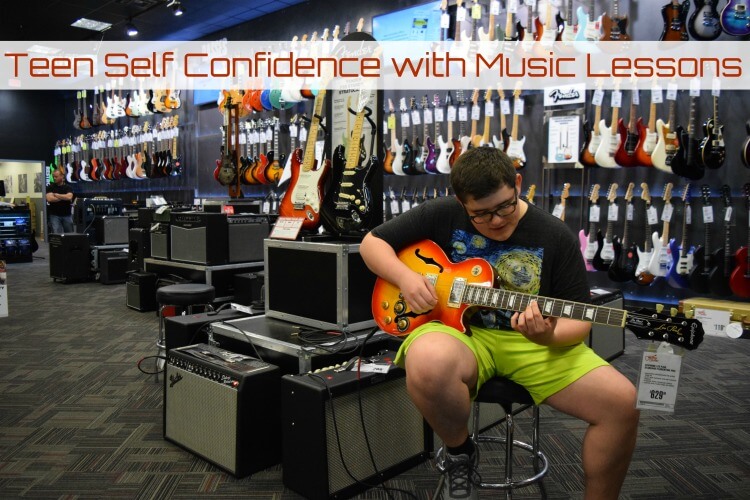 Electric Guitar Lessons can help your teen gain self confidence