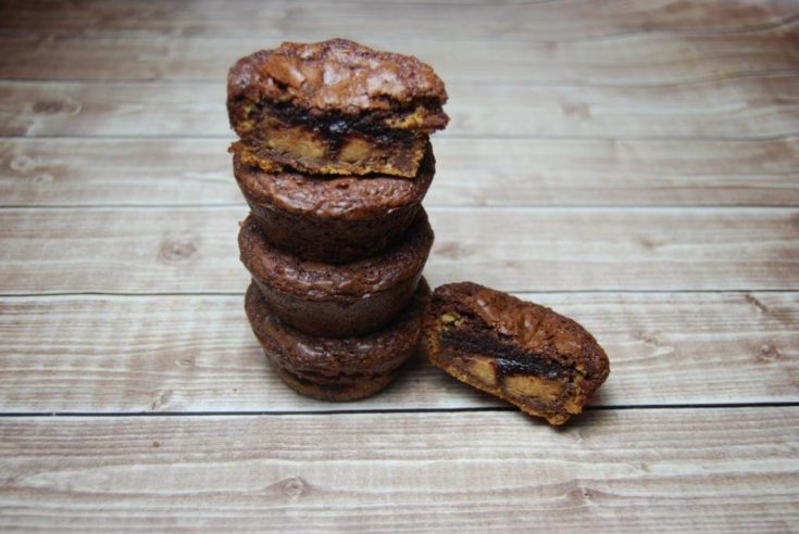 Peanut Butter Cookie Brownie Cups