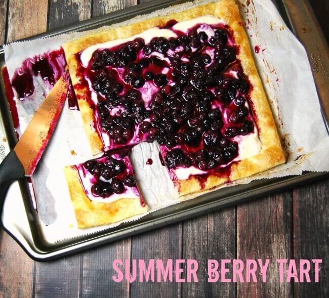 Summer Berry Tart with Puff Pastry