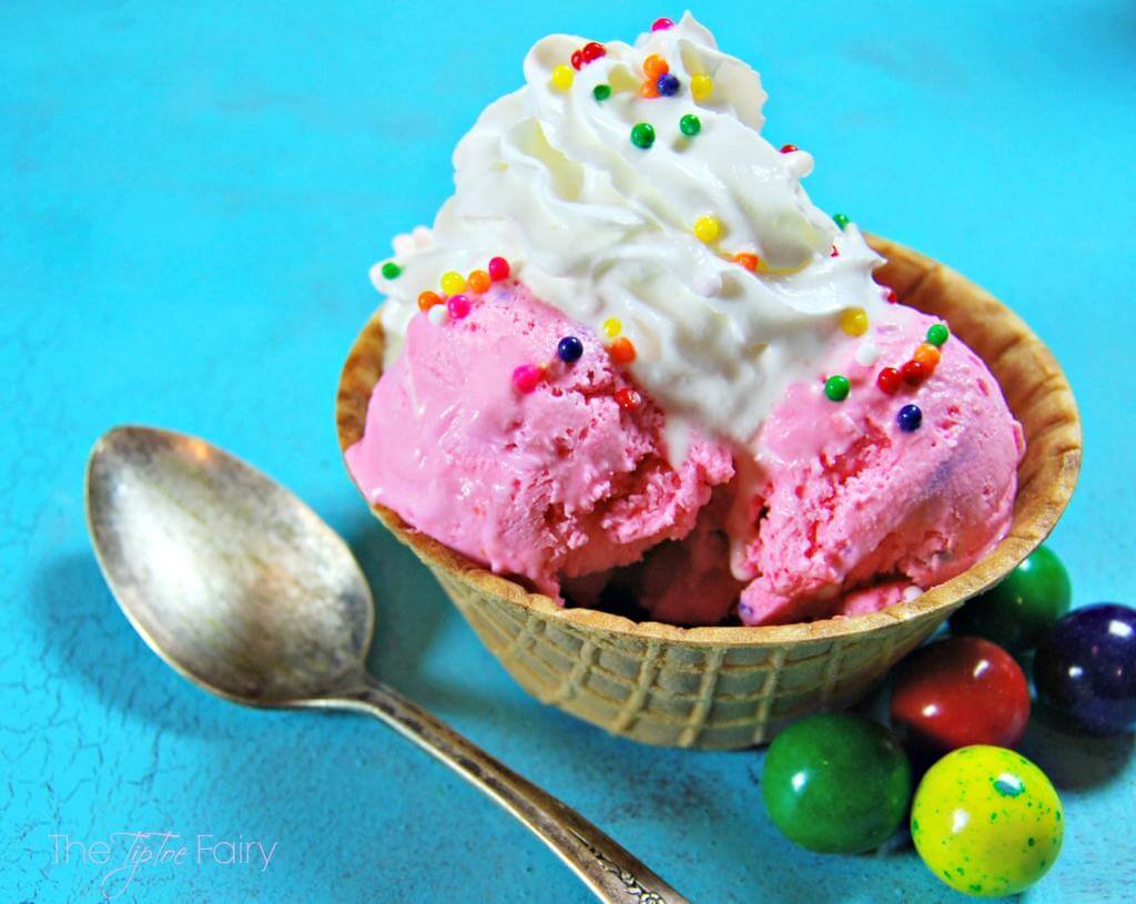 Bubble Gum Ice Cream Baskin Robbins - change comin