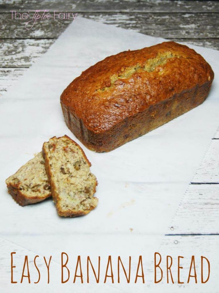 The EASIEST Banana Bread