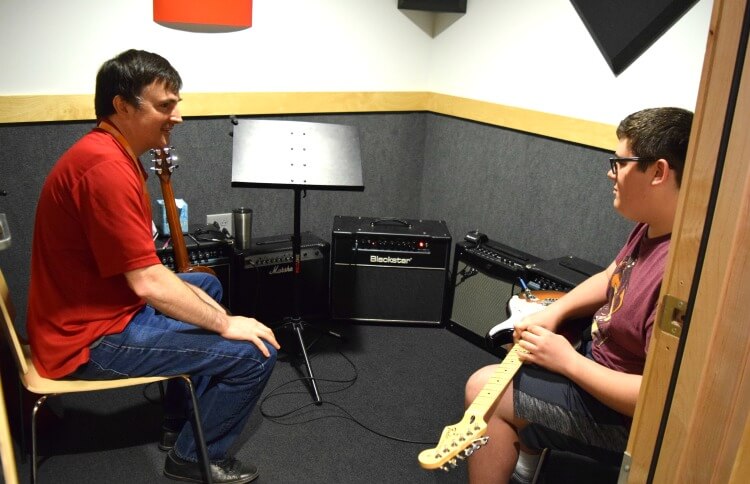 Starting guitar lessons at Guitar Center