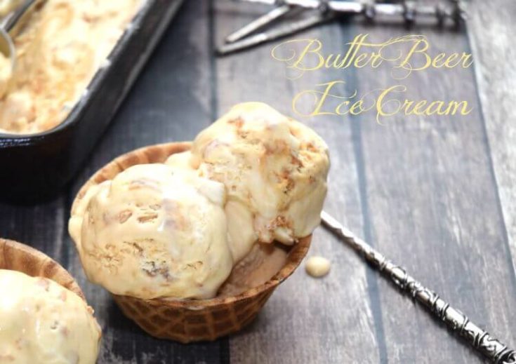 Harry Potter’s Butter Beer Ice Cream