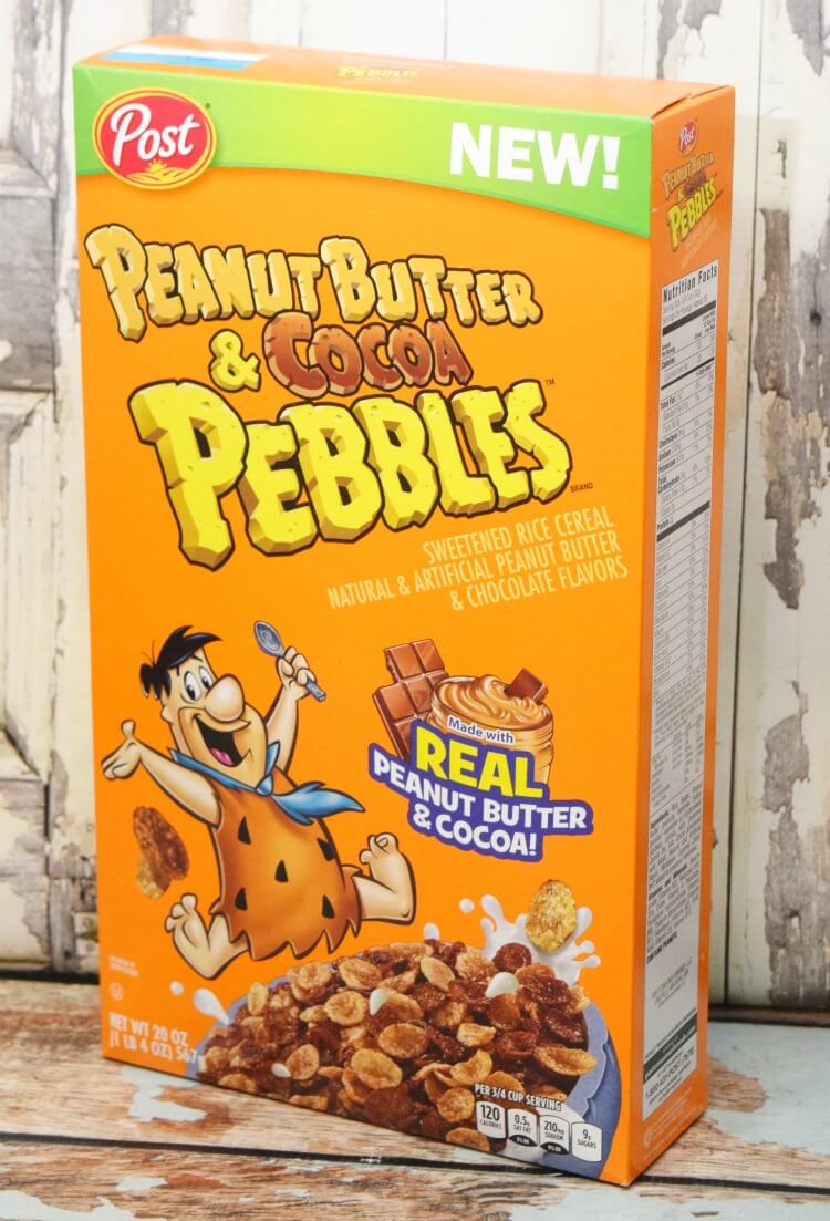 The new Peanut Butter & Cocoa Pebbles cereal