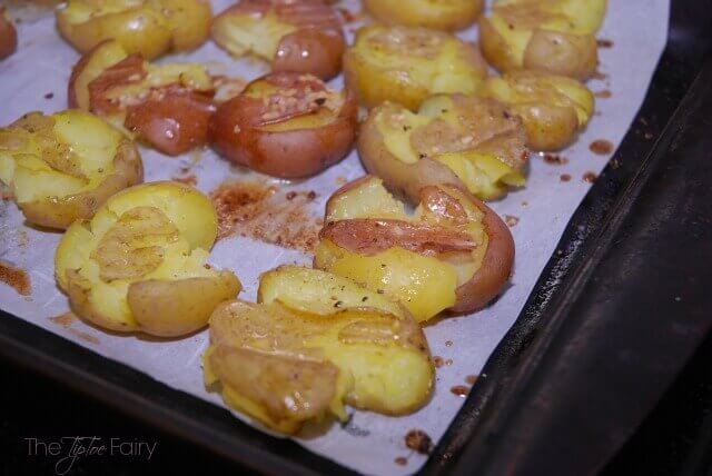 Garlic & Herb Smashed Potatoes