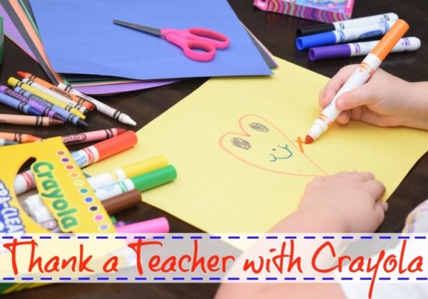 Thank a Teacher with Crayola | The TipToe Fairy