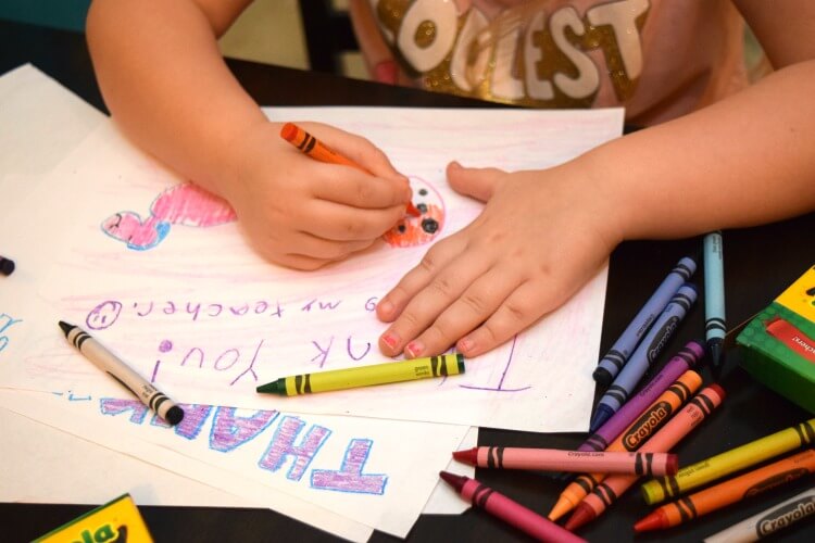 Make a thank you note for your teacher